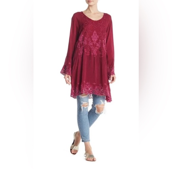 Johnny Was Robin embroidered Tunic Dress - Picture 1 of 7